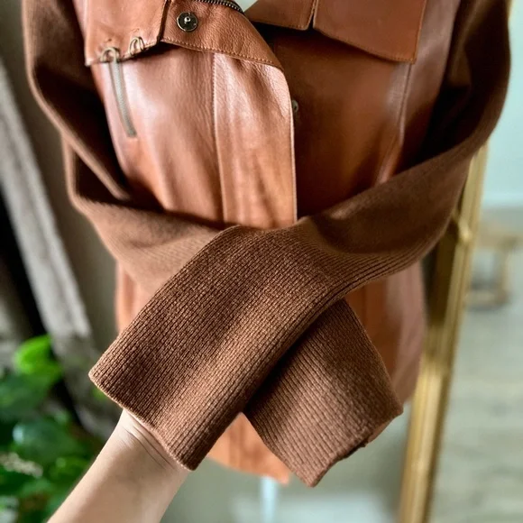 Akris Punto Lambskin and Wool Jacket - Picture 4 of 16